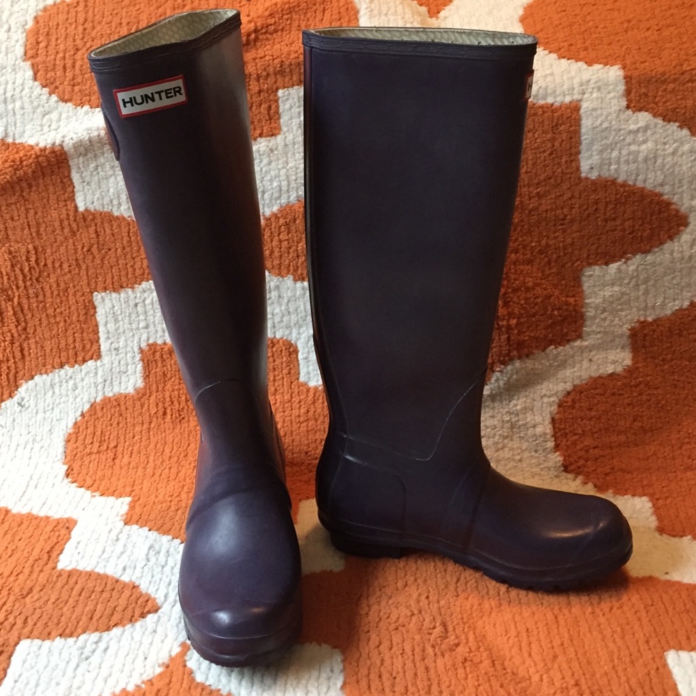 Hunter Tall Matte Rainboots - Size 8